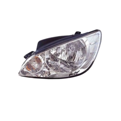 SX_SCRITTA_LOGO.jpg Proiettore Hyundai Getz 2005/2010 Sinistro Elettrico Con Motore H4 Py21W W5W