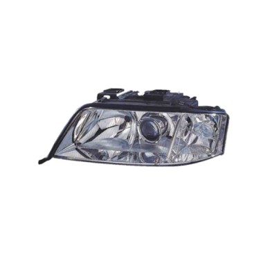 SX_SCRITTA_LOGO.jpg Proiettore Audi A6 Avant 1999/2001 Sinistro Elettrico H7 D2S Py21W W5W