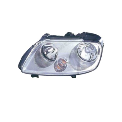 DX_SCRITTA_LOGO.jpg Proiettore Volkswagen Caddy Iii Furgonato 2004/2010 Destro Elettrico Senza Motore H1 H7 Py21W W5W