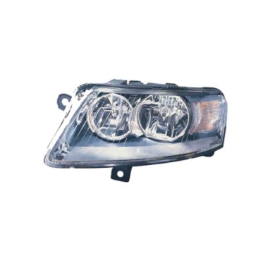 SX_SCRITTA_LOGO.jpg Proiettore Audi A6 Allroad 2004/2008 Sinistro Elettrico H1 H7 Py21W W5W