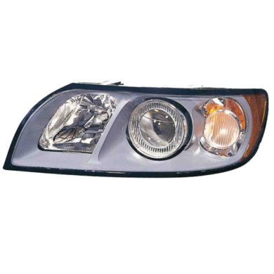 DX_SCRITTA_LOGO.jpg Proiettore Volvo V50 2003/2007 Destro Con Motore H7 Hb3 Py21W W5W