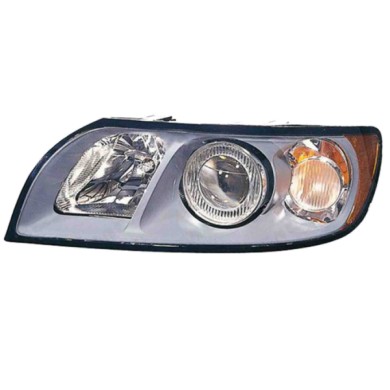 SX_SCRITTA_LOGO.jpg Proiettore Volvo V50 2003/2007 Sinistro Con Motore H7 Hb3 Py21W W5W