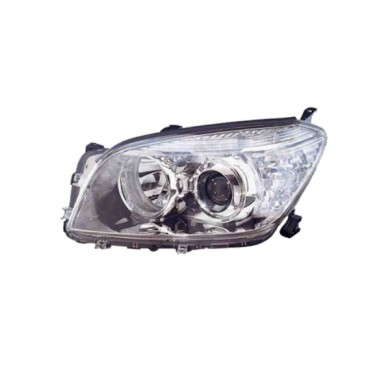 DX_SCRITTA_LOGO.jpg Proiettore Toyota Rav 4 Iii 2005/2008 Destro Manuale Ed Elettrico Cromato H11 Hb3 W5W Wy21W