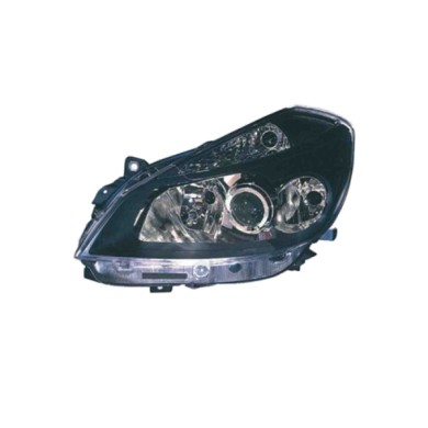 SX_SCRITTA_LOGO.jpg Proiettore Renault Clio Iii Furgonato 2005/2008 Sinistro Fendinebbia Elettrico Nero H1 H7 +H7 Py21W W5W