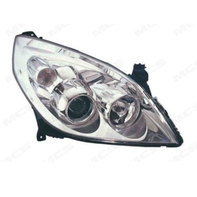 DX_SCRITTA_LOGO.jpg Proiettore Opel Signum 2 Volumi/Coda Spiovente 2005/2008 Destro Elettrico Cromato H1 H7 Py21W W5W