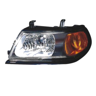 DX_SCRITTA_LOGO.jpg Proiettore Mitsubishi Pajero Sport I 2006/2008 Destro Elettrico H4