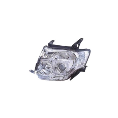 SX_SCRITTA_LOGO.jpg Proiettore Mitsubishi Pajero Iv 2007/2008 Sinistro Elettrico H9 H11 W5W Wy21W