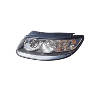 SX_SCRITTA_LOGO.jpg Proiettore Hyundai Santa Fé Ii Cassone/Suv 2006/2008 Sinistro Manuale Ed Elettrico Arancio H7 +H7 Py21W H6W