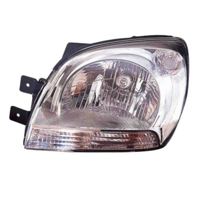 DX_SCRITTA_LOGO.jpg Proiettore Kia Sportage 2004/2008 Destro Manuale Ed Elettrico H4 Py21Wx2 W5W