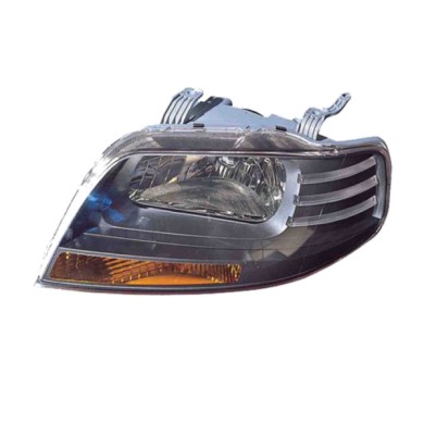 SX_SCRITTA_LOGO.jpg Proiettore Chevrolet Aveo/Kalos 2 Volumi/Coda Spiovente 2003/2008 Sinistro Elettrico H4 Py21W W5W