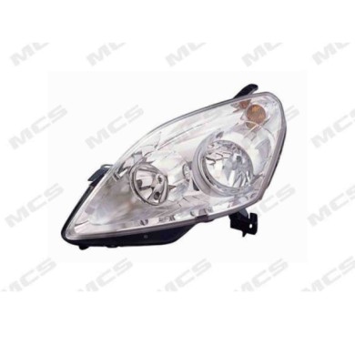 SX_SCRITTA_LOGO.jpg Proiettore Opel Zafira B Van 2008/2015 Sinistro Elettrico Cromato H1 H7 H21W W5W