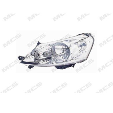 DX_SCRITTA_LOGO.jpg Proiettore Peugeot Expert Tepee 2007/2016 Destro Elettrico Con Motore H4 Py21W W5W