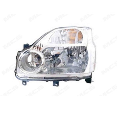 SX_SCRITTA_LOGO.jpg Proiettore Nissan X-Trail 2007/2010 Sinistro Elettrico H4 Py21W W5W