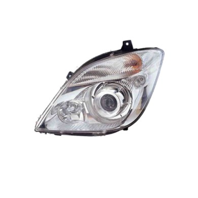 SX_SCRITTA_LOGO.jpg Proiettore Mercedes-Benz Sprinter 3,5-T Furgonato 2006/2012 Sinistro Elettrico H7 D1S Py21W W5W