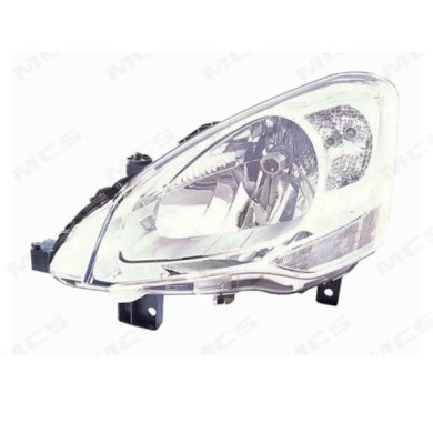 DX_SCRITTA_LOGO.jpg Proiettore Citroën Berlingo Furgonato 2008/2012 Destro Elettrico Con Motore H4 Py21W W5W