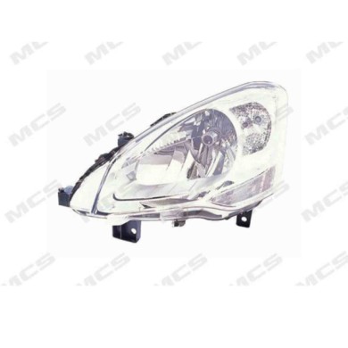 SX_SCRITTA_LOGO.jpg Proiettore Citroën Berlingo Furgonato 2008/2012 Sinistro Elettrico Con Motore H4 Py21W W5W