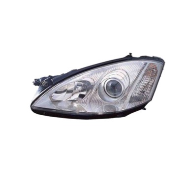 SX_SCRITTA_LOGO.jpg Proiettore Mercedes-Benz Classe S 2005/2009 Sinistro Manuale H7 H9 Py24W W5W