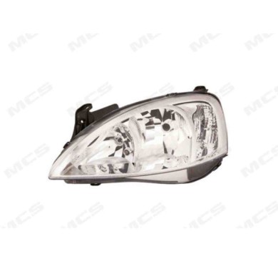 DX_SCRITTA_LOGO.jpg Proiettore Opel Corsa C Furgonato 2003/2005 Destro Elettrico H1 H7 Py21W W5W T. V