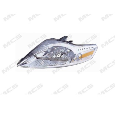SX_SCRITTA_LOGO.jpg Proiettore Ford Mondeo Iv Turnier 2007/2010 Sinistro Elettrico Con Motore H1 H7 Py21W W5W