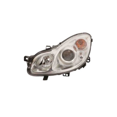 DX_SCRITTA_LOGO.jpg Proiettore Smart (Mcc) Fortwo Cabrio 2007/2014 Destro Elettrico Con Motore H7 +H7 Py21W W5W