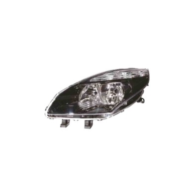 SX_SCRITTA_LOGO.jpg Proiettore Renault Grand Scénic Iii 2009/2011 Sinistro Elettrico Nero H7 +H7 Py21W W5W