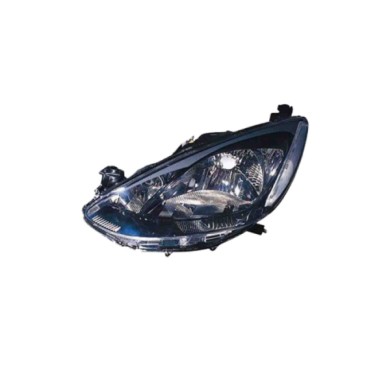 DX_SCRITTA_LOGO.jpg Proiettore Mazda 2 Tre Volumi 2007/2013 Destro Manuale Ed Elettrico H4 Py21W W5W