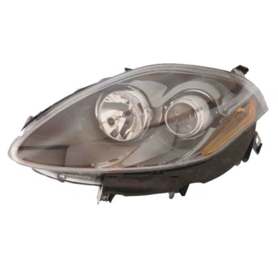 SX_SCRITTA_LOGO.jpg Proiettore Fiat Croma Furgonato 2007/2011 Sinistro Elettrico Con Motore H1 +H1 Py24W W5W