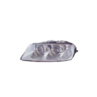 DX_SCRITTA_LOGO.jpg Proiettore Volkswagen Touareg 2002/2006 Destro Elettrico Con Motore H7 H9 Py21W W5W