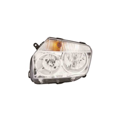DX_SCRITTA_LOGO.jpg Proiettore Dacia Duster Furgonato 2010/2013 Destro Manuale Ed Elettrico Cromato H1 H7 Py21W W5W