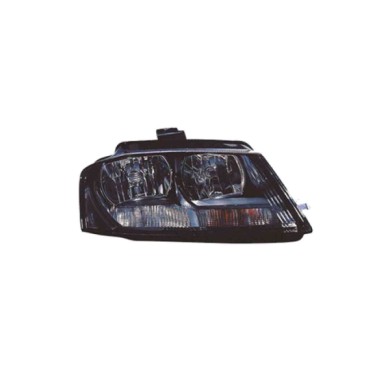 DX_SCRITTA_LOGO.jpg Proiettore Audi A3 Cabriolet 2009/2011 Destro Con Luce Diurna Elettrico Con Motore Nero H7 +H7 Ps19W Psy24W