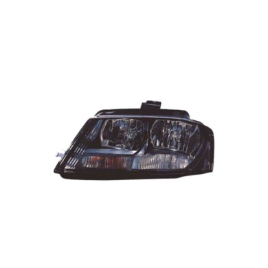 SX_SCRITTA_LOGO.jpg Proiettore Audi A3 Cabriolet 2009/2011 Sinistro Con Luce Diurna Elettrico Con Motore Nero H7 +H7 Ps19W Psy24