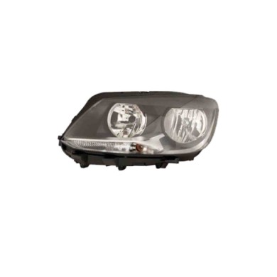 SX_SCRITTA_LOGO.jpg Proiettore Volkswagen Caddy Iii Furgonato 2010/2015 Sinistro Con Luce Diurna Elettrico Con Motore Nero H7 H1