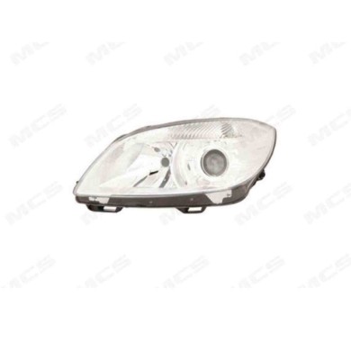 SX_SCRITTA_LOGO.jpg Proiettore Skoda Roomster Praktik 2010/2014 Sinistro Elettrico Con Motore H7 +H7 Py21W W5W
