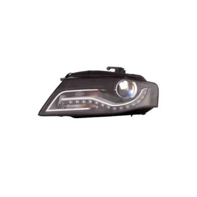 SX_SCRITTA_LOGO.jpg Proiettore Audi A4 Allroad 2007/2012 Sinistro Con Luce Diurna Luce Di Direzione Elettrico Con Motore Nero Le