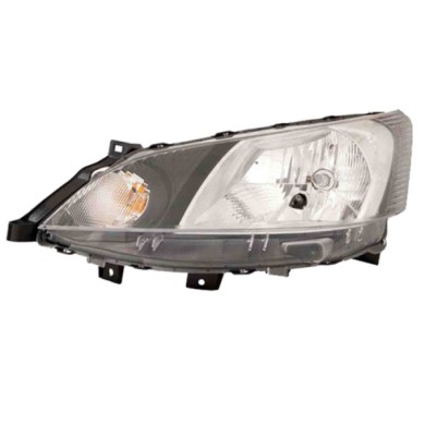 DX_SCRITTA_LOGO.jpg Proiettore Nissan Nv200/Evalia Autobus Dal 2010 Destro Elettrico H4 Py21W W5W