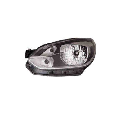 SX_SCRITTA_LOGO.jpg Proiettore Volkswagen Up 2011/2023 Sinistro Elettrico H4 Py21W W21/5W