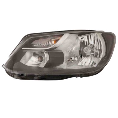 DX_SCRITTA_LOGO.jpg Proiettore Volkswagen Caddy Iii Furgonato 2010/2015 Destro Con Luce Diurna Elettrico Con Motore Nero H4 Py21