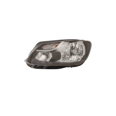 SX_SCRITTA_LOGO.jpg Proiettore Volkswagen Caddy Iii Furgonato 2010/2015 Sinistro Con Luce Diurna Elettrico Con Motore Nero H4 Py