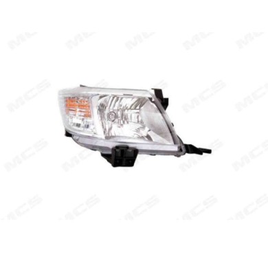 SX_SCRITTA_LOGO.jpg Proiettore Toyota Hilux Viii Pick-Up Dal 2011 Sinistro Manuale Ed Elettrico H4 W5W Wy21W