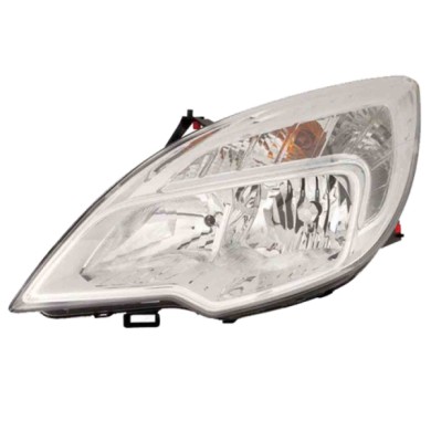 DX_SCRITTA_LOGO.jpg Proiettore Opel Meriva B Mpv/Space Wagon 2010/2013 Destro Con Luce Diurna Elettrico Con Motore H1 H7 Py21W W