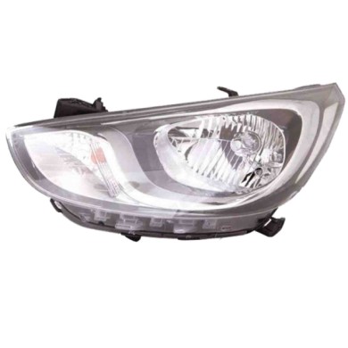 DX_SCRITTA_LOGO.jpg Proiettore Hyundai Accent Iv Tre Volumi 2012/2014 Destro Elettrico Con Motore Nero H4 Py21W W5W