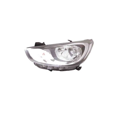 SX_SCRITTA_LOGO.jpg Proiettore Hyundai Accent Iv Tre Volumi 2012/2014 Sinistro Elettrico Con Motore Nero H4 Py21W W5W