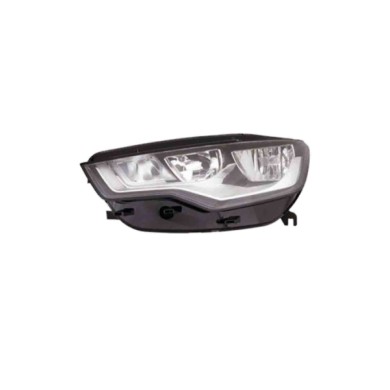 SX_SCRITTA_LOGO.jpg Proiettore Audi A6 Allroad 2010/2013 Sinistro Con Luce Diurna Elettrico Con Motore H7 H15 Py21W W5W