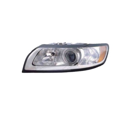 DX_SCRITTA_LOGO.jpg Proiettore Volvo S40 Ii 2007/2012 Destro Elettrico Con Motore H7 H9 Py21W W5W