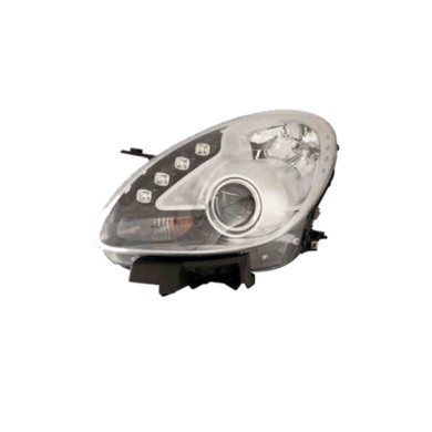 SX_SCRITTA_LOGO.jpg Proiettore Alfa Romeo Giulietta Furgonato 2010/2020 Sinistro Con Luce Diurna Elettrico Con Motore Led H1 H7 