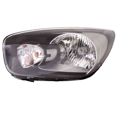 DX_SCRITTA_LOGO.jpg Proiettore Kia Picanto 2011/2017 Destro Elettrico Nero H4 Py21W W5W