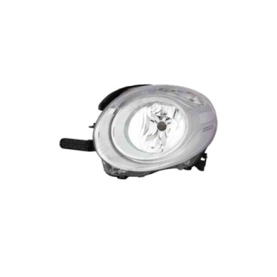 SX_SCRITTA_LOGO.jpg Proiettore Fiat 500L Dal 2012 Sinistro Elettrico Con Motore H7 Wy21W
