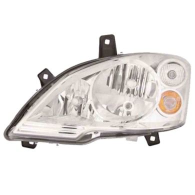 DX_SCRITTA_LOGO.jpg Proiettore Mercedes-Benz Vito/Mixto Furgonato 2010/2013 Destro Con Luce Diurna Elettrico Con Motore H7+H7+H7