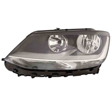 DX_SCRITTA_LOGO.jpg Proiettore Volkswagen Sharan 2010/2022 Destro Con Luce Diurna Elettrico Con Motore H7 +H7 P21W Py21W W5W