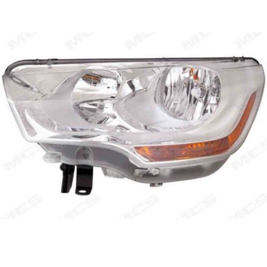 DX_SCRITTA_LOGO.jpg Proiettore Citroën C4 Ii Cassone/Coda Spiovente 2009/2014 Destro Con Luce Diurna Elettrico Con Motore H1 H7 